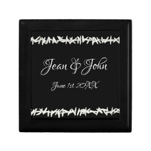 Personalized Wooden Rice Design Gift Box