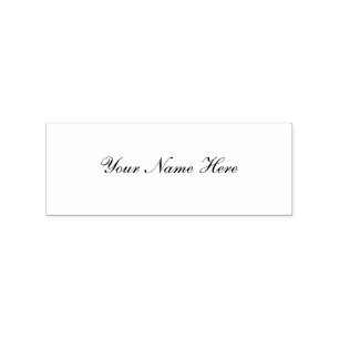 Personalized Wooden Rubber Stamp