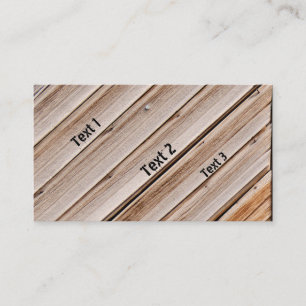 Personalized - Wooden Strips Business Card