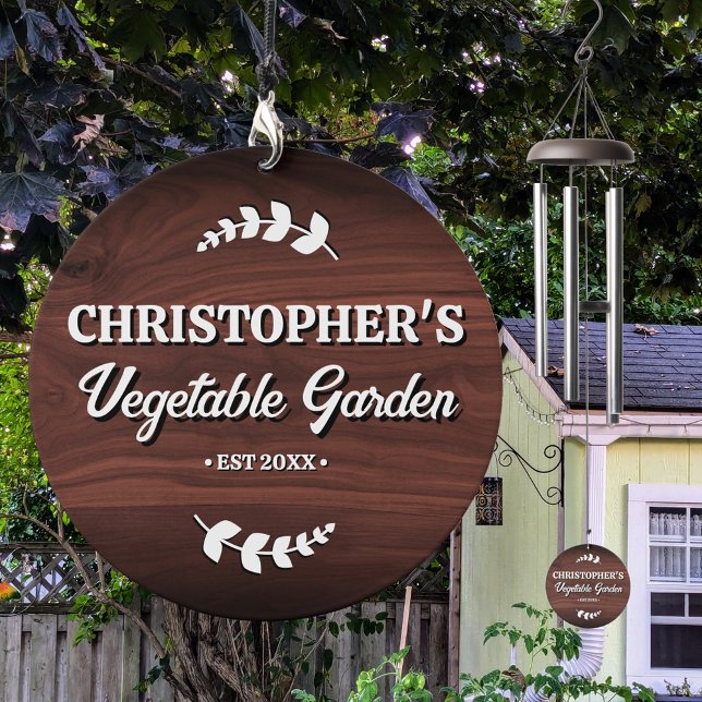 Personalized Wooden Style Wind Chime (Creator Uploaded)