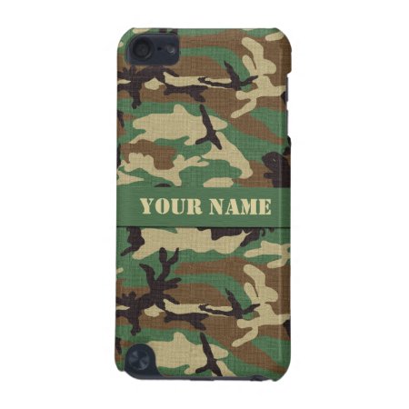 Personalized Woodland Camo Ipod Touch 5g Case