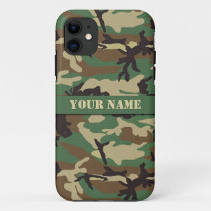 Personalized  Woodland Camouflage iPhone 5/5S Case