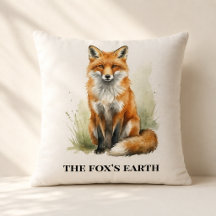 Personalized Woodland Fox Northwoods Cozy Den