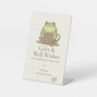 Personalized Woodland Meet Zochi Pedestal Sign