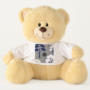 Personalized Woodland Tree and Star Large Teddy Bear