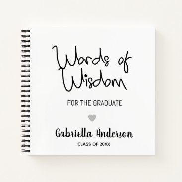 Personalized Words of Wisdom Graduate Journal