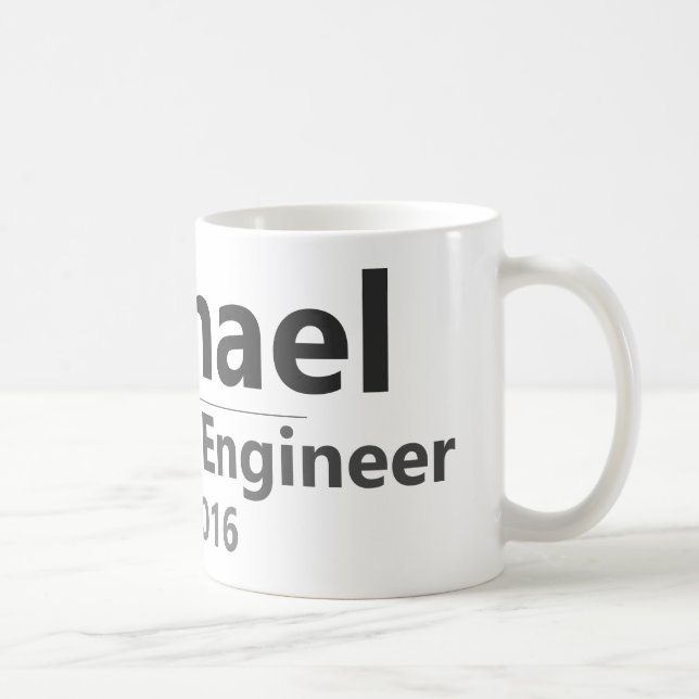 Personalized Work Mug – Custom Name & Job Title Gi (Right)
