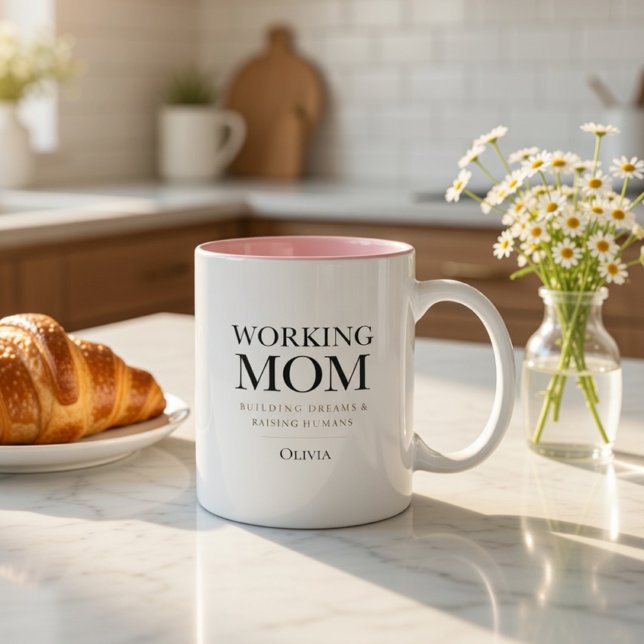 Personalized Working Mom – Custom Boss Mom Gift Mug (Creator Uploaded)