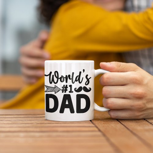 Personalized Worlds 1 Dad Coffee Mug