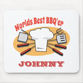 Personalized Worlds Best BBQer Mouse Pad
