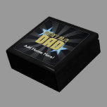 Personalized World's Best Dad Cool Father's Day Keepsake Box