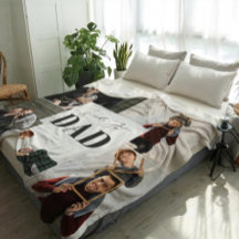 Personalized World's Best Dad Photo Collage 