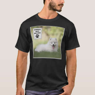 Personalized World's Best Dog Dad Custom Photo T-Shirt