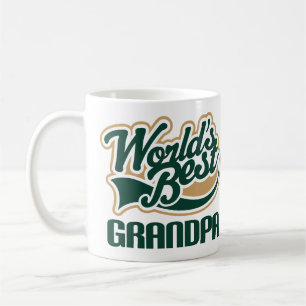 Personalized Worlds Best Grandpa Gift Coffee Mug