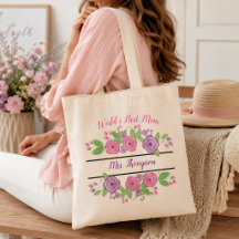 Personalized World's Best Mom Custom Name