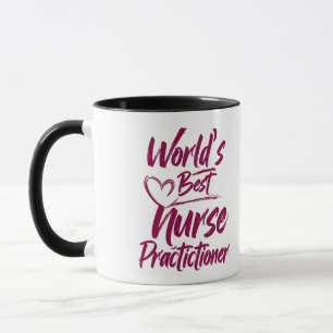 Personalized "World's Best Nurse Practitioner" Mug