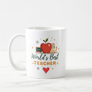 Personalized World's Best Teacher Gift Coffee Mug