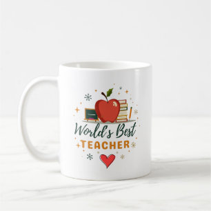 Personalized World's Best Teacher Gift With Name Coffee Mug