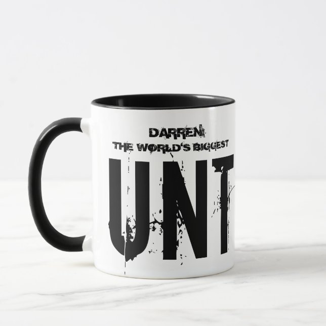 Personalized Worlds Biggest C Mug (Left)