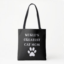 Personalized World's Greatest Cat Mom Custom Text
