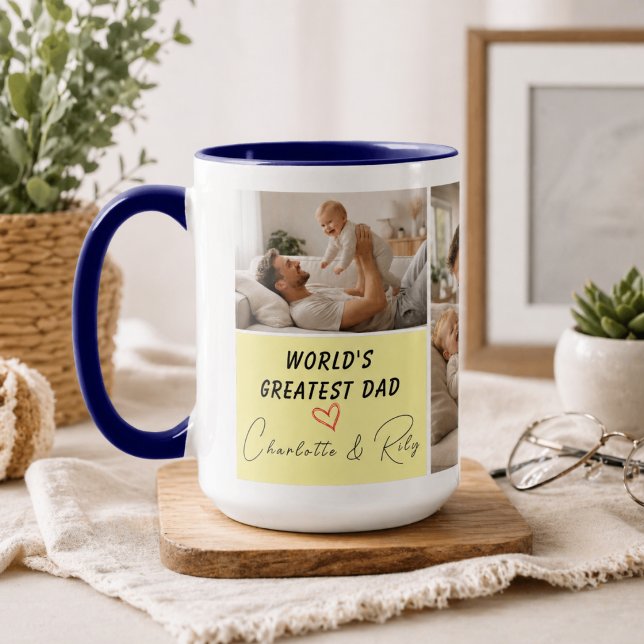 Personalized World's Greatest Dad Photo | Father’s Mug (Personalized World's Greatest Dad Photo | Father’s Mug)