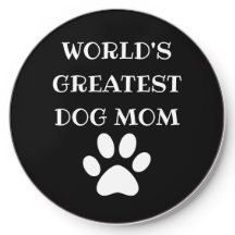 Personalized World's Greatest Dog Mom Custom Text