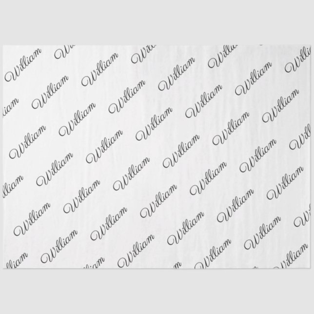 Personalized wrapping paper  (Front)