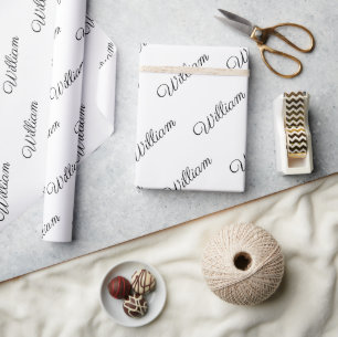Personalized wrapping paper