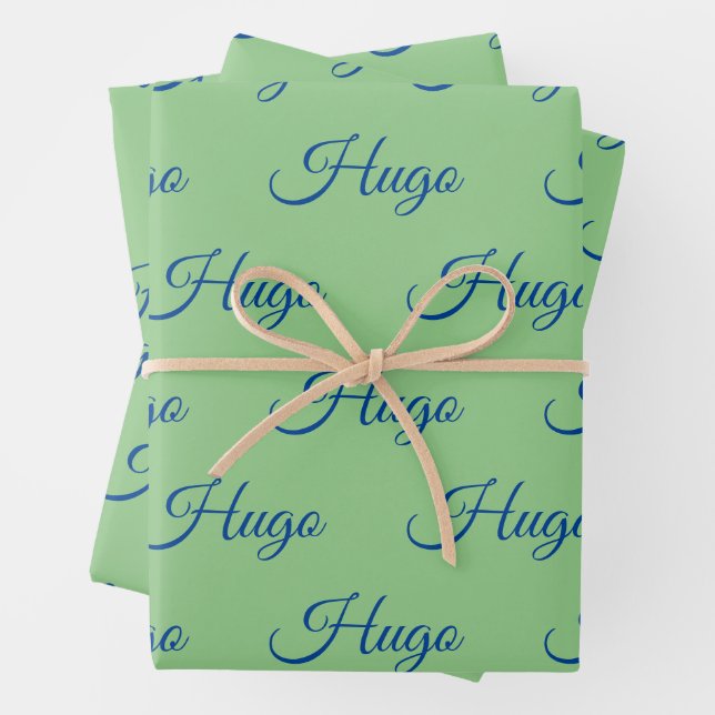 Personalized Wrapping paper (In situ)