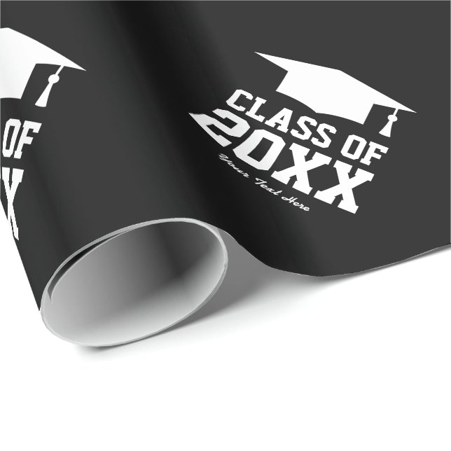 Personalized wrapping paper for graduation party (Roll Corner)