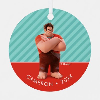 Personalized Wreck it Ralph Metal Ornament