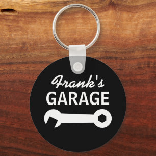Personalized wrench tool logo keychain