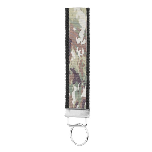 Personalized Wrist Key Chain Army OCP Camo Uniform (Keys on Bottom)