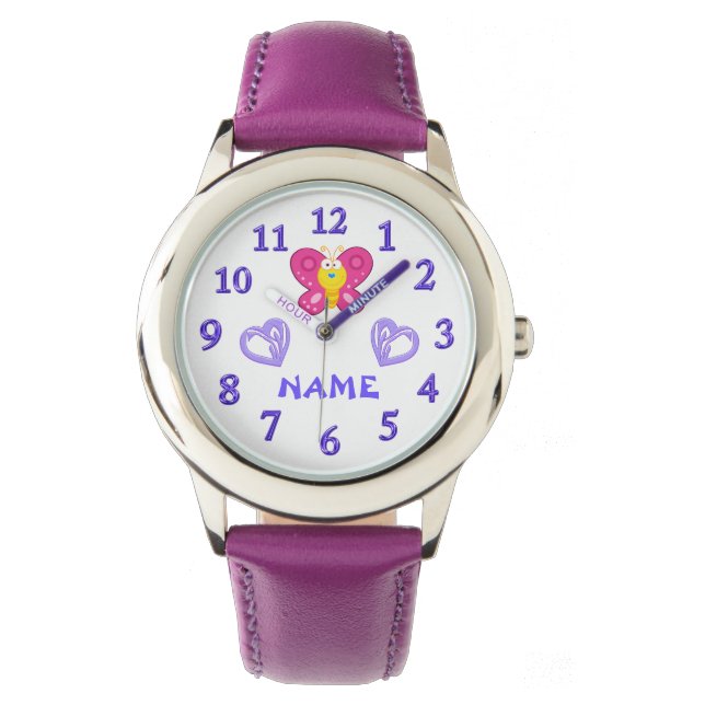 Personalized Wrist Watches for Girls (Front)