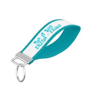 Personalized Wristlet Keychain