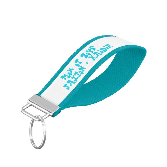 Personalized Wristlet Keychain (Angled Down)