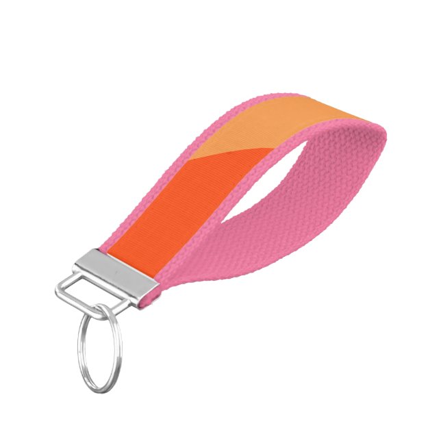 Personalized Wristlet Keychain – Stylish Strap (Angled Down)