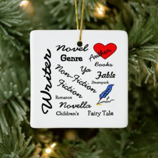Personalized Writer Author Novelist Ornament