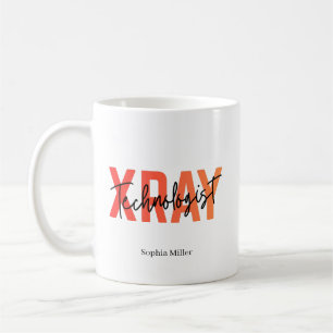Personalized X Ray Technologist Name Gift Coffee Mug