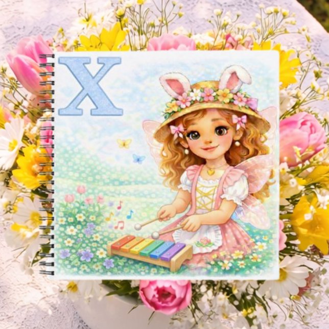 Personalized X Xylophone Gift for Girls Notebook (Creator Uploaded)