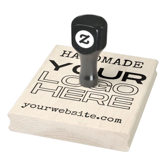 Personalized XL Large Business Logo Custom Rubber  Stamp (Stamp)