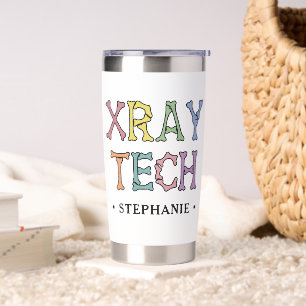 Personalized Xray Tech X-ray Technologist Insulated Tumbler
