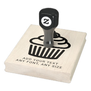 Personalized XXL Large Business Logo and Text Rubber Stamp