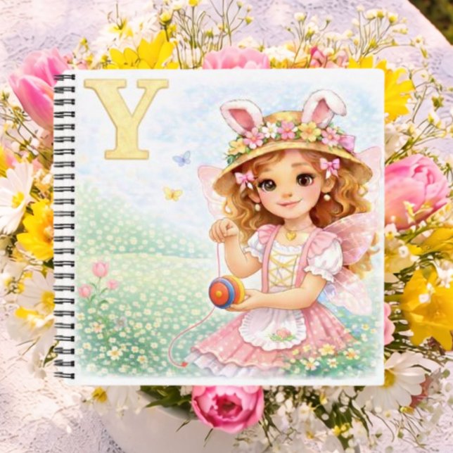 Personalized Y Yo-Yo Gift for Girls Notebook (Creator Uploaded)