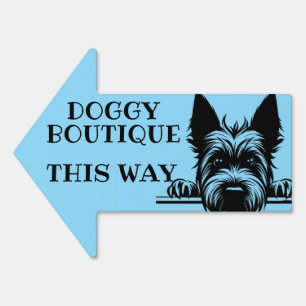 Personalized Yard Sign with Terrier picture