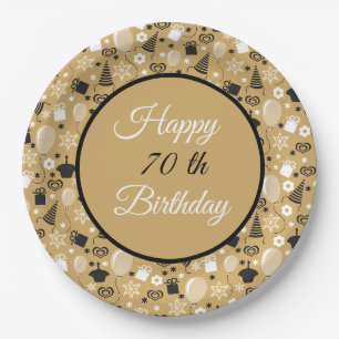 Personalized Year Birthday Paper Plates
