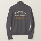 Personalized YEAR Names for Captain Star Anchor Embroidered Jacket Personalized YEAR Names for Captain Star Anchor Embroidered Jacket