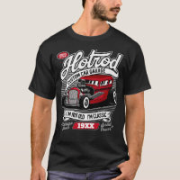 Personalized Year or Name Classic Hot Rod Garage