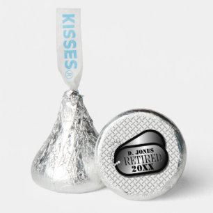 Personalized/Year Retirement Dog Tag Hershey®'s Kisses®