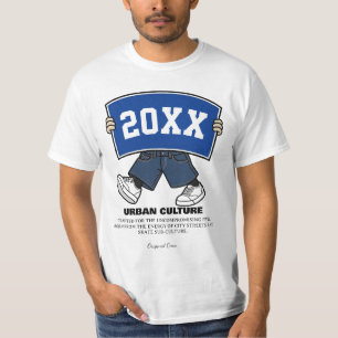 Personalized Year Varsity Sign Streetwear Graphic T-Shirt